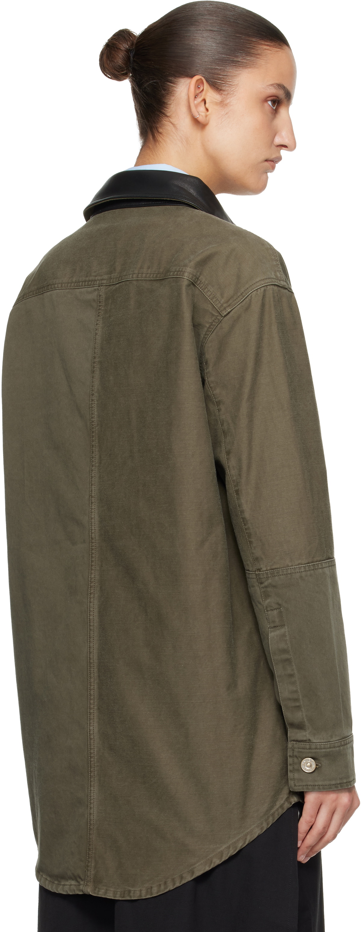 Wales Bonner Khaki Brixton Shirt Jacket