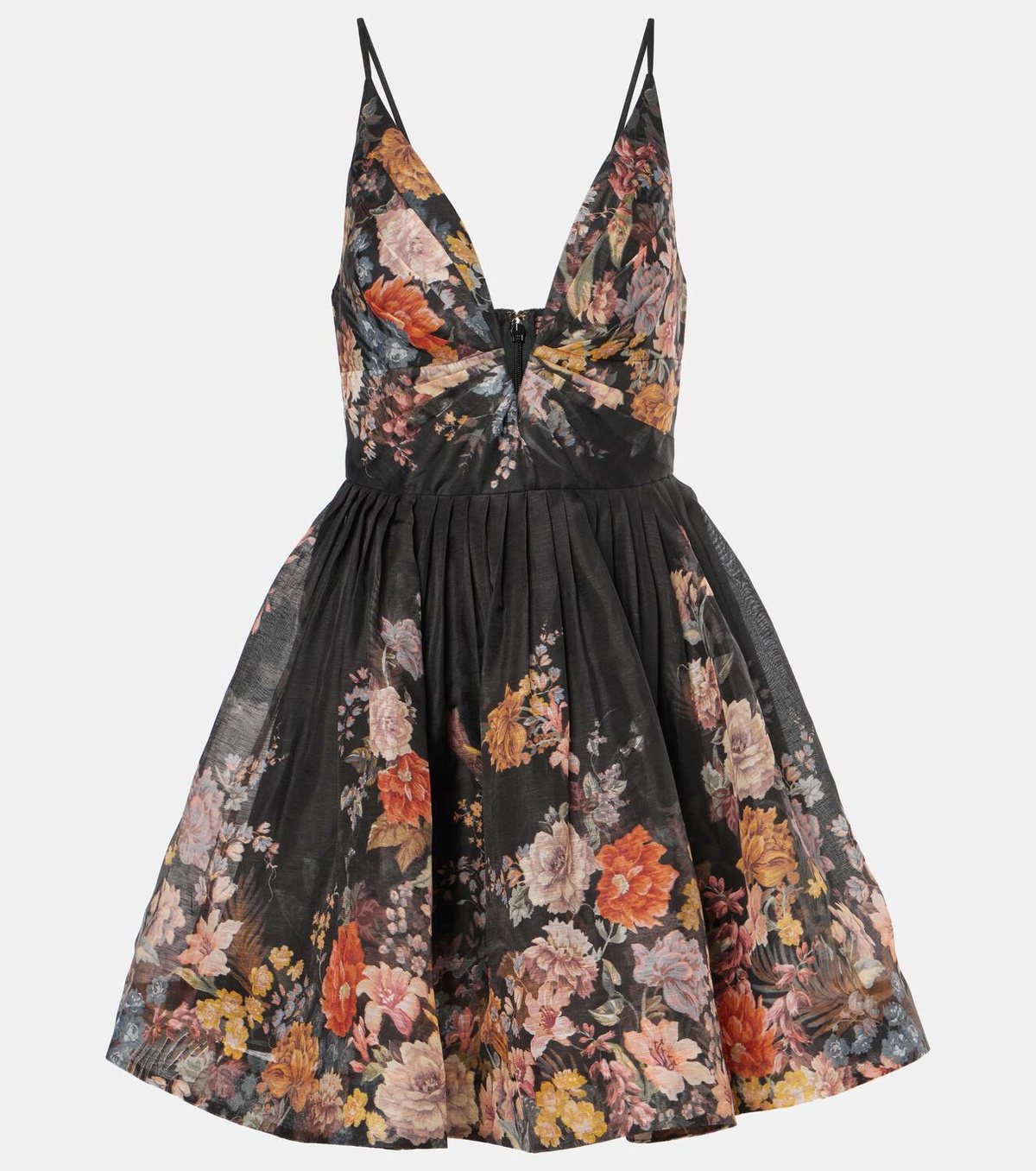 【Zimmermann】Pavilion floral linen and silk minidress Zimmermann Pavilion floral linen and silk minidress Zimmermann