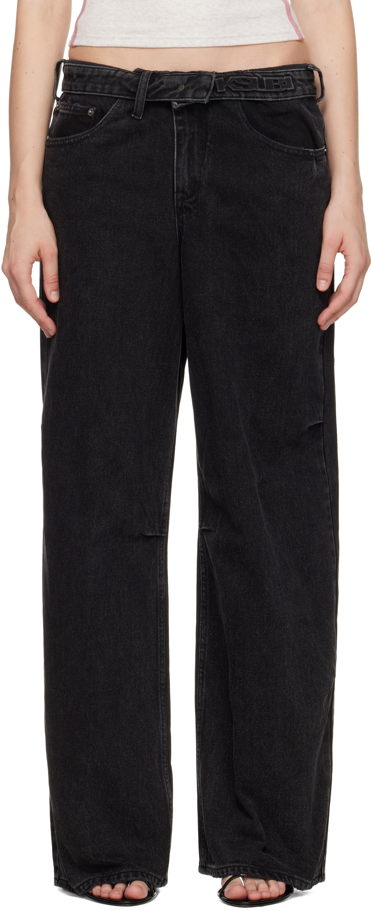 Ksubi Black Ksuper Flip Jeans