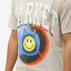 MARKET Men's Smiley Happiness Within T-Shirt in Lavender Tie-Dye