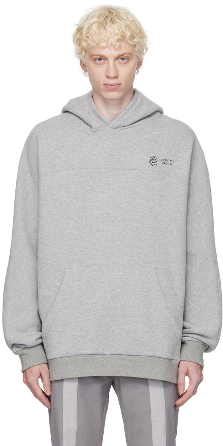 Uncertain Factor Gray Linebacker Hoodie