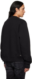 AMIRI Black Flower Sweatshirt