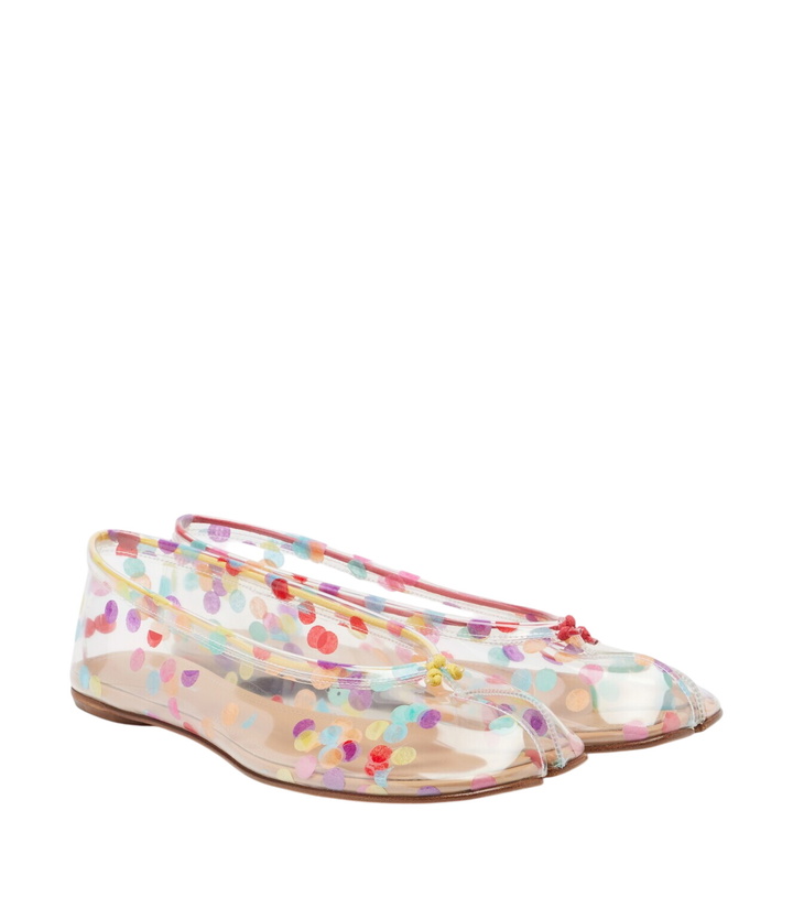 Photo: Maison Margiela Tabi printed ballet flats