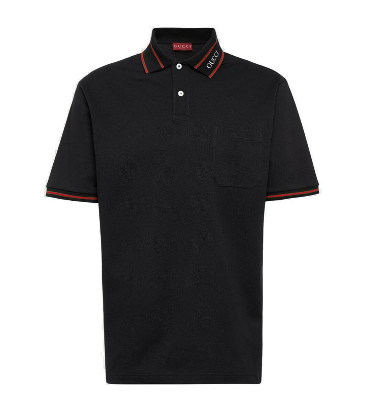 Photo: Gucci Cotton-blend piqué polo shirt