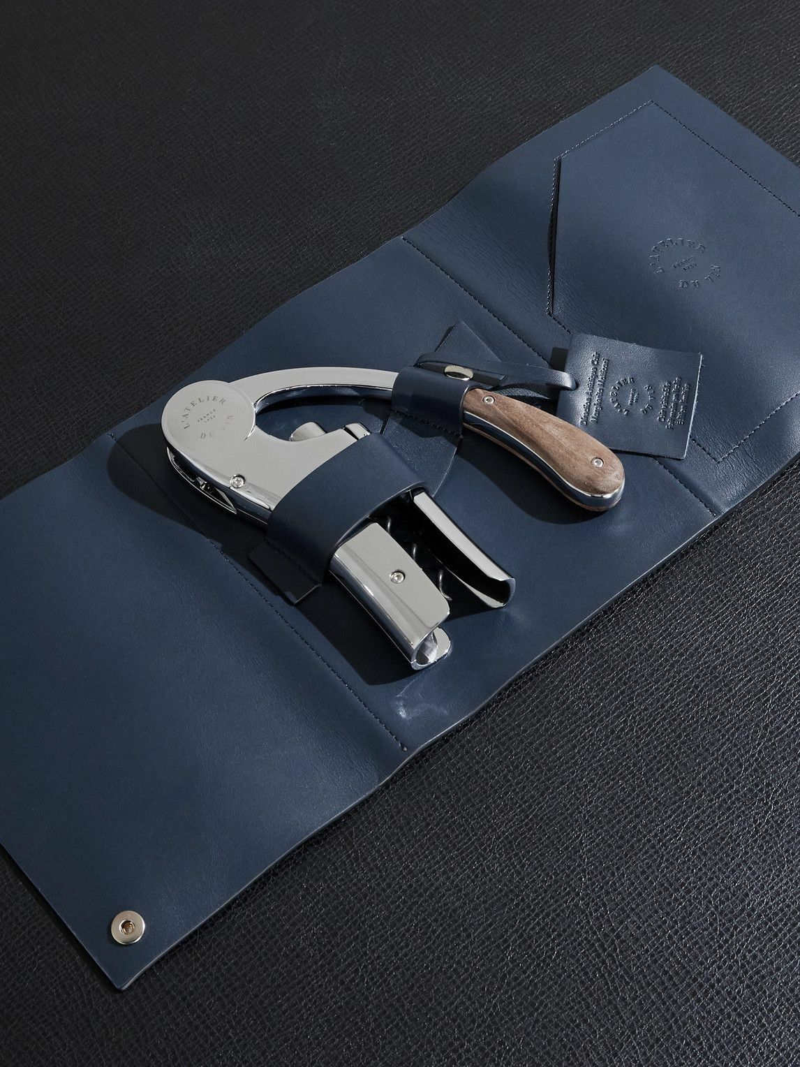 L'Atelier Du Vin - Oeno Motion® Nomad Silver-Tone and Walnut Corkscrew