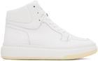 MM6 Maison Margiela White Basketball Sneakers