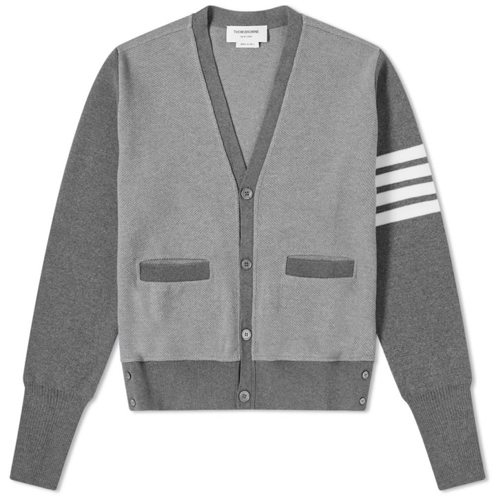 Photo: Thom Browne Hybrid Mix Heavyweight Pique Cardigan