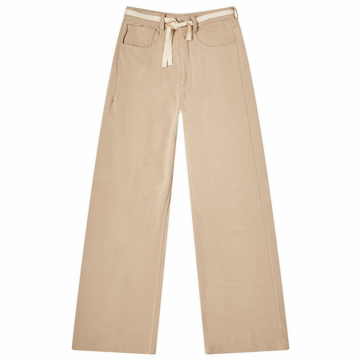 Photo: MM6 Maison Margiela Women's Wrap Sweatpants in Sand Beige