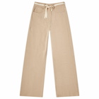 MM6 Maison Margiela Women's Wrap Sweatpants in Sand Beige