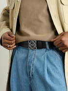 LOEWE - Anagram 4cm Leather Belt - Black