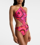 Pucci Iride cutout swimsuit