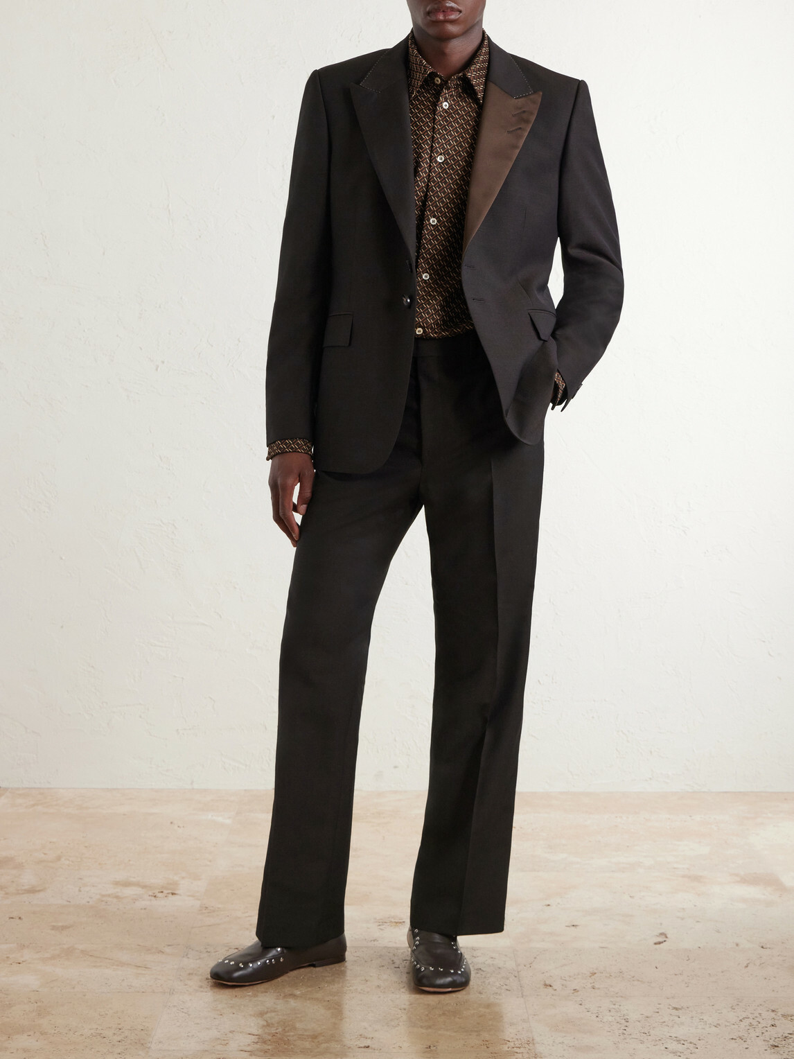 Wales Bonner - Alto Virgin Wool Blazer - Brown