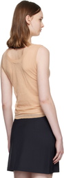 Paloma Wool Beige Velata Tank Top