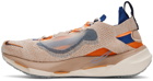 Nike Beige & Orange Spark Flyknit Sneakers