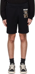 Moschino Black Teddy Bear Shorts