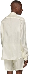 Rick Owens Off-White Cupro Shirt