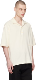 Recto Off-White Pigment-Dyed Polo