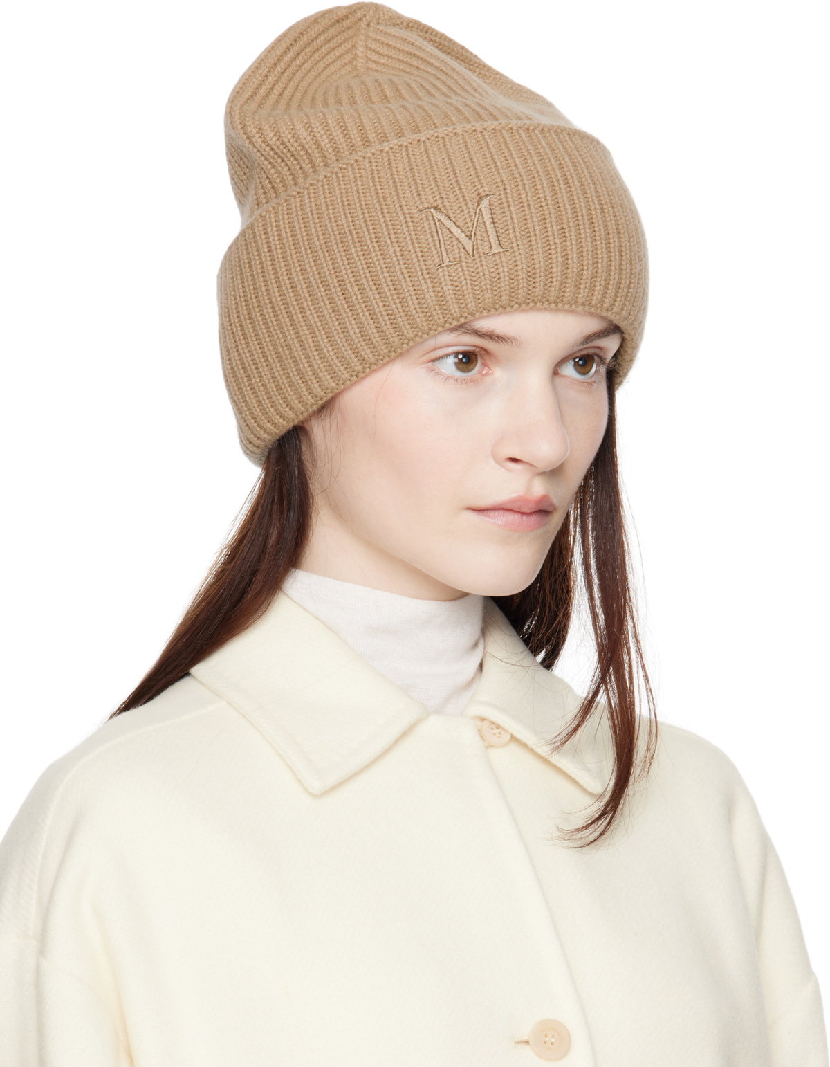 Max Mara Tan Retina Beanie