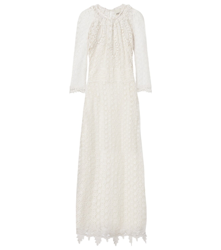 Photo: Isabel Marant Hayra cotton guipure lace maxi dress