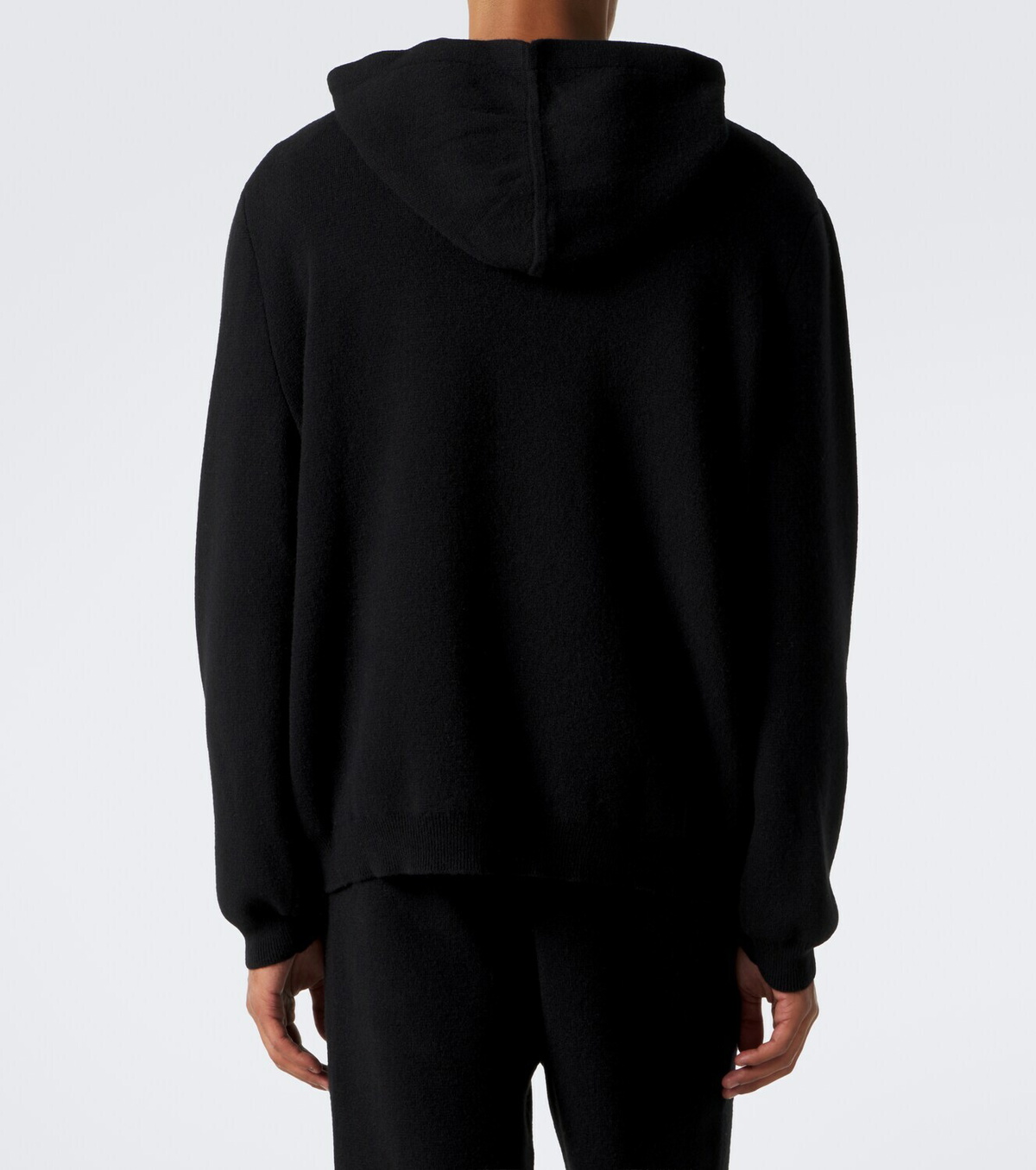 God's True Cashmere Cashmere hoodie with tiger's eye