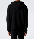 God's True Cashmere Cashmere hoodie with tiger's eye