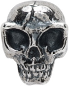 Yohji Yamamoto Silver Alien Skull Pierce Single Earring