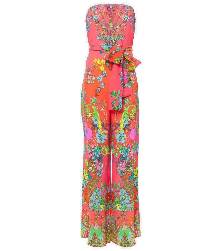 Photo: Camilla Windmills and Windflowers floral silk jumpsuit