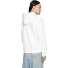 MM6 Maison Margiela White Logo Hoodie