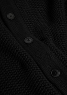 Ymc Baker Cotton-knit Cardigan Black