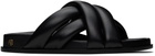ANINE BING Black Lizzie Sandals