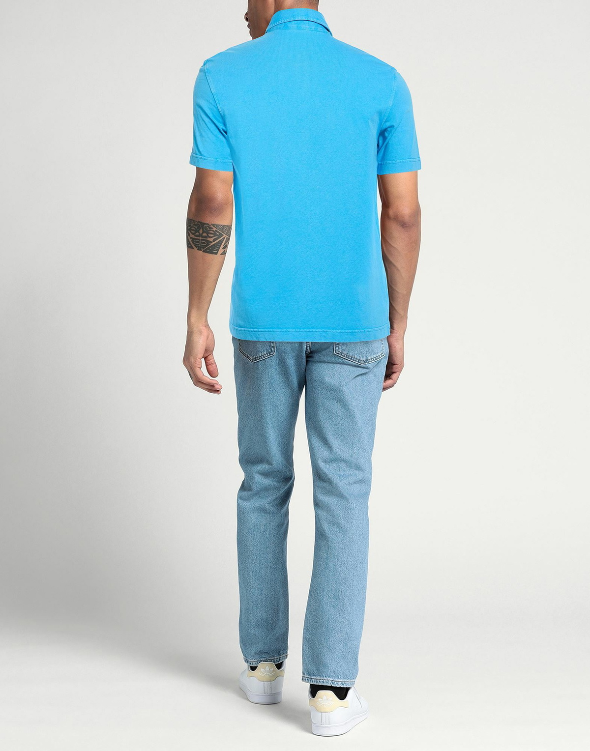 Drumohr Mens Polo shirt Azure