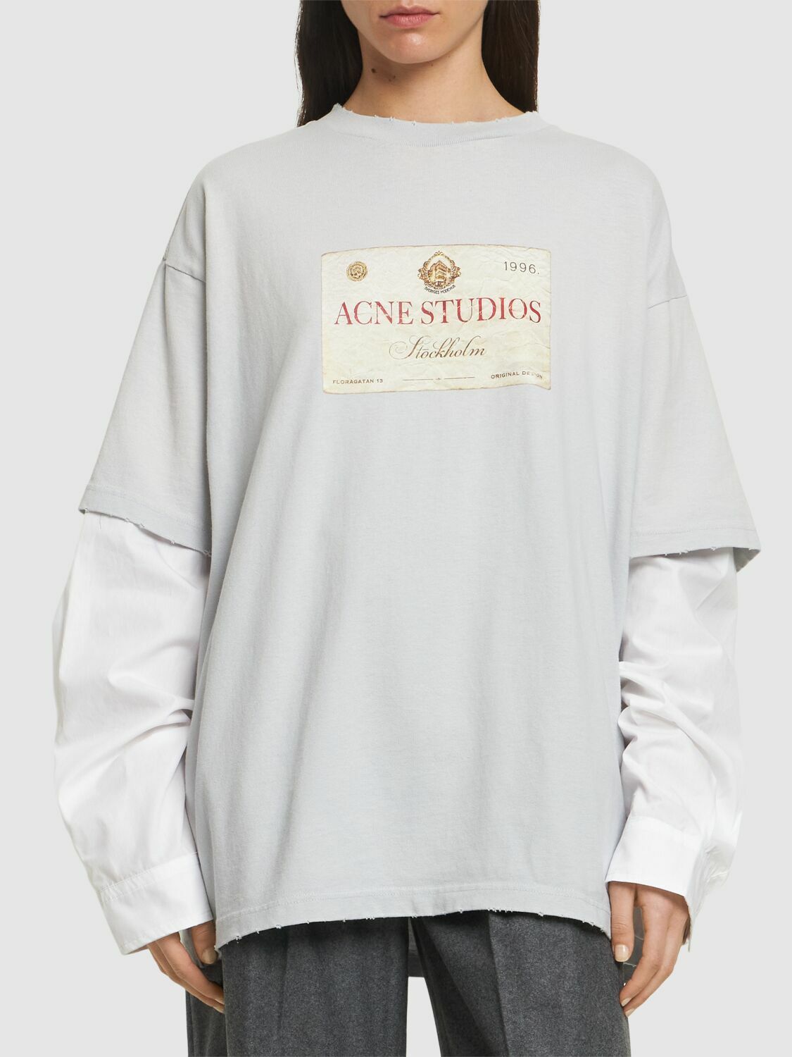 ACNE STUDIOS Edra Layered Long Sleeve T shirt Acne Studios acne-studios-edra-layered-long-sleeve-t-shirt-acne-studios