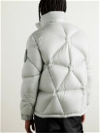 Moncler Genius - Pharrell Williams Logo-Appliquéd Quilted Shell Down Jacket - Silver