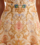 Zimmermann Valiant printed linen and silk maxi skirt