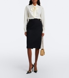 Gucci Jetset GG Marmont Medium suede shoulder bag
