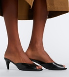 JUDE Cave leather mules