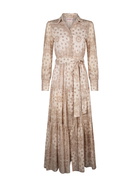 MC2 Saint Barth Woman Beige Bandanna Cotton Dress Jensen