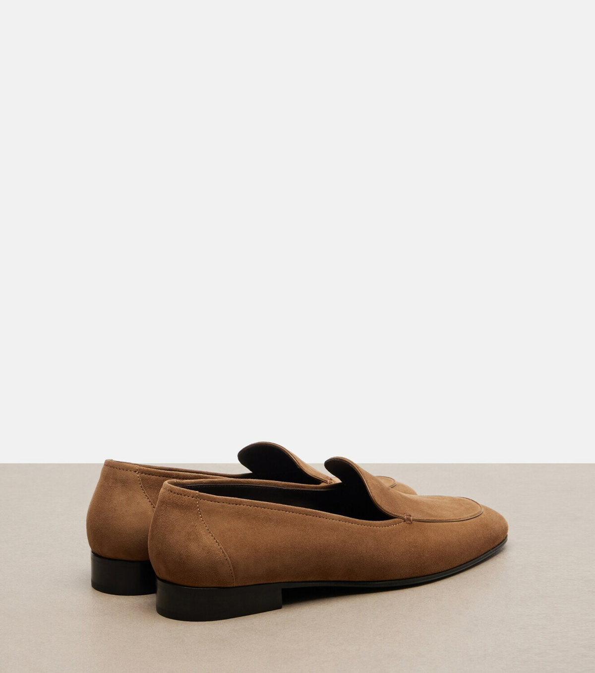 The Row Adam suede loafers