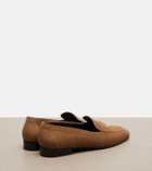 The Row Adam suede loafers