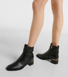 Jimmy Choo Noor 45 leather ankle boots
