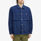 Folk Men's Chunky Cord Shirt END EXCLUSIVE in Navy