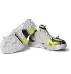 Vetements - Reebok Spike Runner 400 Rubber-Trimmed Mesh Sneakers - White