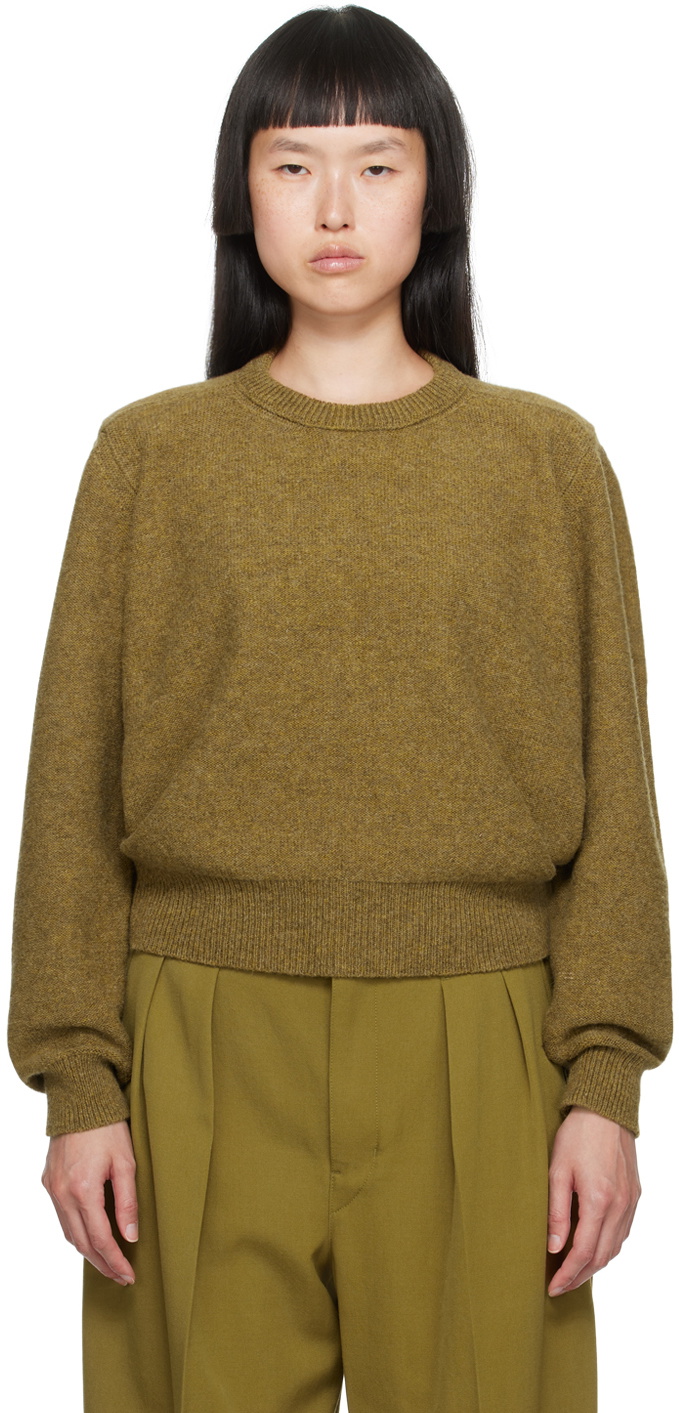 LEMAIRE Khaki Tilted Sweater Lemaire