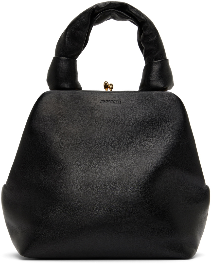Jil Sander Black Small Square Goji Bag Jil Sander