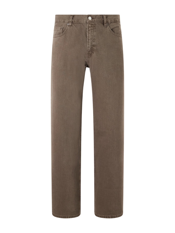 Photo: FRAME - Relaxed Straight-Leg Jeans - Brown