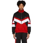 Givenchy Black and Red Sports Band Sweatshirt