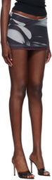 Miaou Multicolor Elektra Mini Skirt