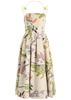 Stine Goya Floral-jacquard Woven Midi Dress Multicoloured 1