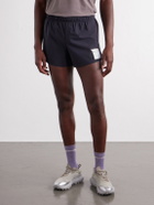 Satisfy - Distance Straight-Leg Logo-Appliqu&eacute;d 2.5" Justice&trade; Shorts - Black