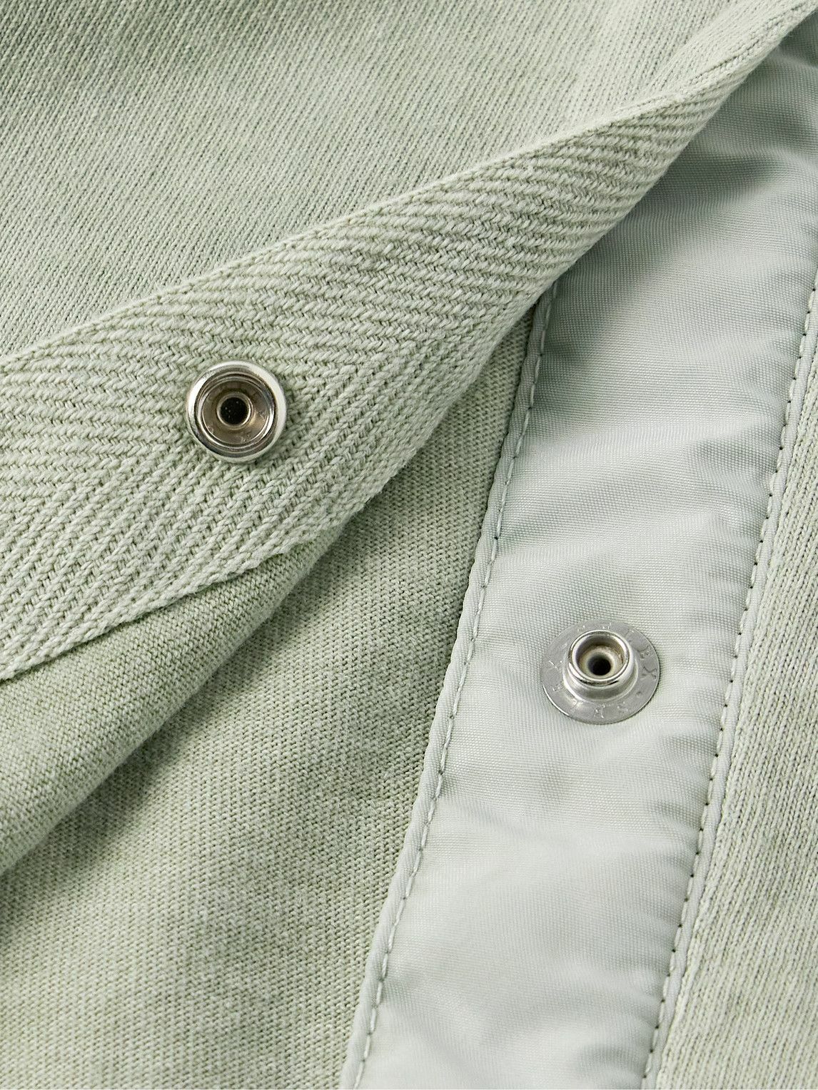 Sacai - Garment-Dyed Cotton-Jersey T-Shirt - Green Sacai